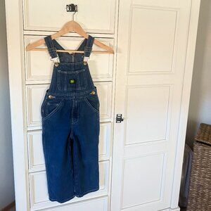 John Deere Kids Overalls Blue Cotton Size 5